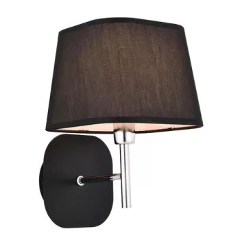 Aplica de perete, HAP-9071-1BS, Aurora, 22 x 18 x 28 cm, 1 x E14, 40W, negru imagine