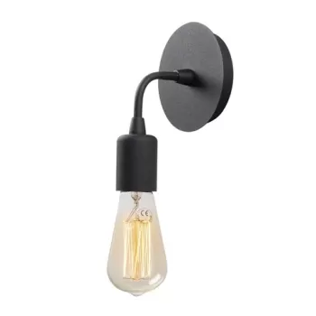 Aplica de perete Harput N-1322, Noor, 12 x 20 cm, 1 x E27, 100W, negru imagine