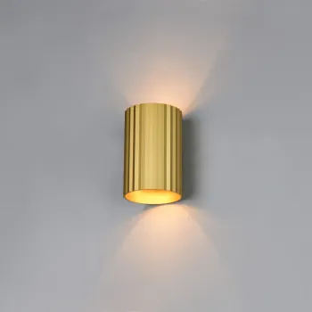 Aplica de perete Imaria , TRIO, 12x12 cm, 5W, 1x G9, metal, auriu imagine