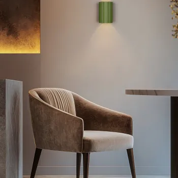 Aplica de perete Imaria , TRIO, 12x12 cm, 5W, 1x G9, metal, verde imagine