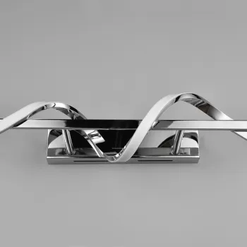 Aplica de perete Isabel, RL, 46x12 cm, 8.5W, 1x SMD, metal, argintiu imagine