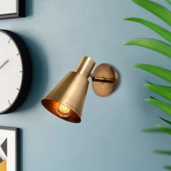 Aplica de perete, Kem - 6346, Opviq, 25 x 14 x 22 cm, 1 x E27, 40W, aramiu antic imagine