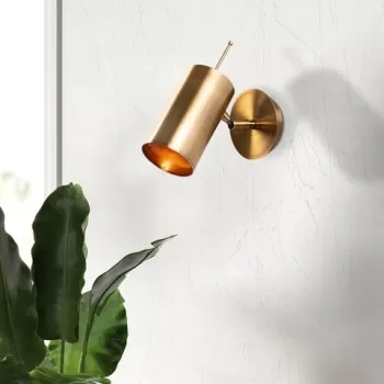 Aplica de perete, Kem - 6382, Opviq, 9 x 22 x 23 cm, 1 x E27, 40W, aramiu antic imagine