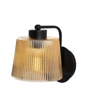 Aplica de perete Kemer N-271, Noor, 19 x 20 cm, 1 x E27, 100W, negru imagine