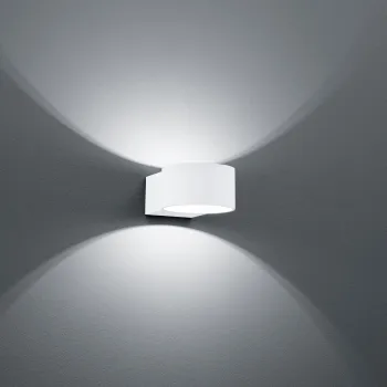 Aplica de perete Lacapo, TRIO, 10.5x6 cm, 4.3W, 1x SMD, metal, alb mat imagine