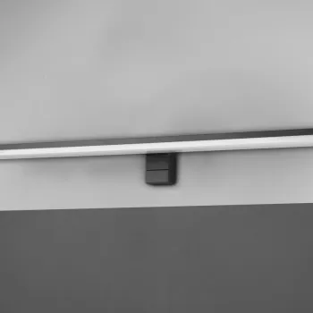 Aplica de perete Lino, TRIO, 60x6 cm, 11W, 1x SMD, plastic, negru mat imagine