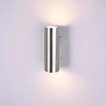 Aplica de perete Marley, TRIO, 6x8x18 cm, 35W, 2x GU10, metal, argintiu mat imagine