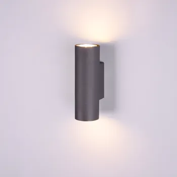 Aplica de perete Marley, TRIO, 6x8x18 cm, 35W, 2x GU10, metal, negru mat imagine