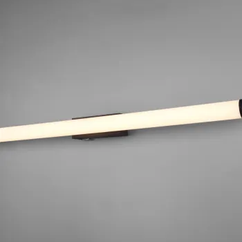 Aplica de perete Mattimo, TRIO, 80.4x5.5 cm, 8.6W, 1x SMD, metal, negru mat imagine