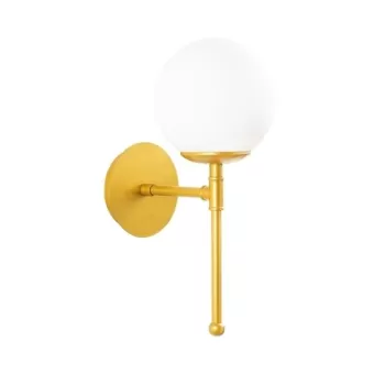 Aplica de perete Mudoni MR - 953, Opviq, 20 x 15 x 40 cm, 1 x E27, 40W, auriu imagine