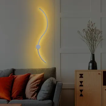 Aplica de perete, Opviq, 119FRS1135, Gri imagine