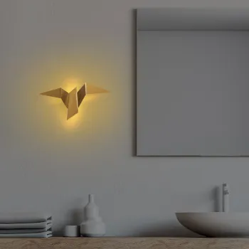 Aplica de perete, Opviq, 119FRS1152, Auriu imagine