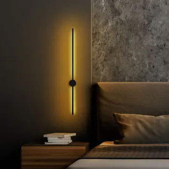 Aplica de perete, Opviq, 119FRS1157, Negru imagine