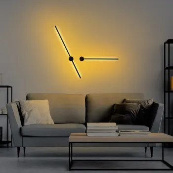 Aplica de perete, Opviq, 119FRS1161, Negru imagine