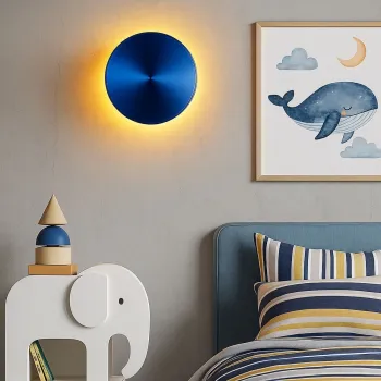 Aplica de perete, Opviq, 119FRS1167, Albastru imagine