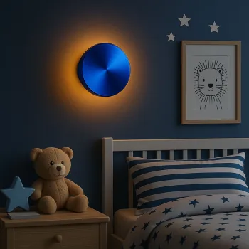 Aplica de perete, Opviq, 119FRS1170, Albastru imagine