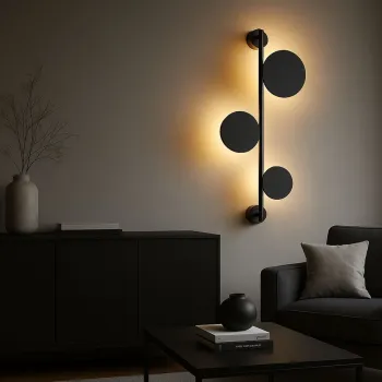 Aplica de perete, Opviq, 119FRS1175, Negru imagine