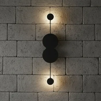 Aplica de perete, Opviq, 119FRS1179, Negru imagine