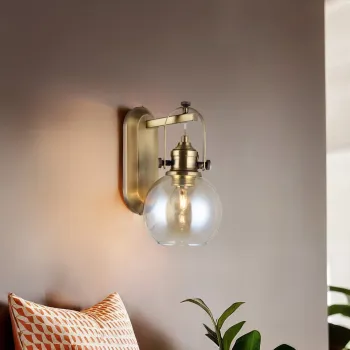 Aplica de perete, Opviq, 341LCA1601, Maro antichizat imagine