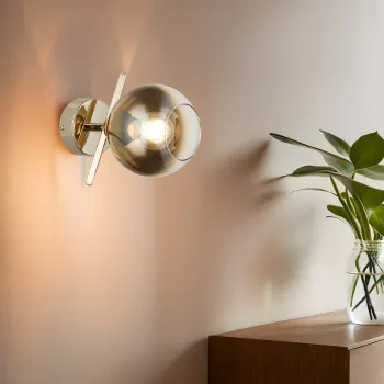 Aplica de perete, Opviq, 341LCA1615, Auriu imagine