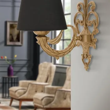 Aplica de perete, Opviq, 390FLH2353, Negru imagine