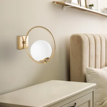 Aplica de perete, Opviq, 521SHN2243, Auriu imagine