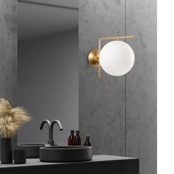 Aplica de perete, Opviq, 521SHN2249, Auriu imagine