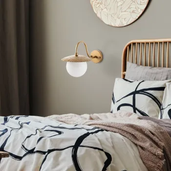 Aplica de perete, Opviq, 521SHN3676, Auriu imagine