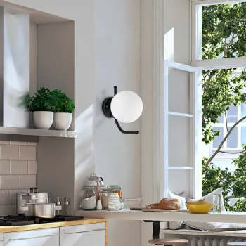 Aplica de perete, Opviq, 521SHN3711, Negru imagine