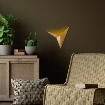 Aplica de perete, Opviq, 584TTM1984, Auriu imagine