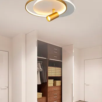 Aplica de perete, Opviq, 701CHD1563, Alb/Auriu imagine