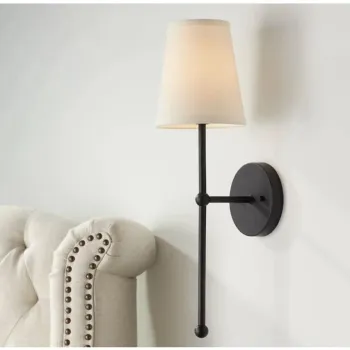 Aplica de perete, Opviq, 751ARL1141, Metal, Negru / Crem imagine