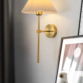 Aplica de perete, Opviq, 751ARL1142, Metal, Aur / Crem imagine