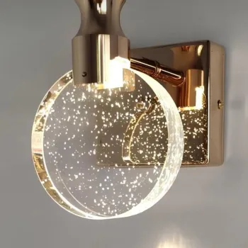 Aplica de perete, Opviq, 751ARL1147, Metal, Vintage / Transparent imagine