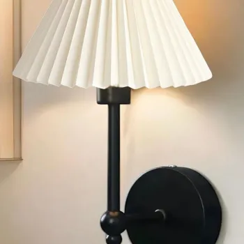 Aplica de perete, Opviq, 751ARL1150, Metal, Alb/Negru imagine