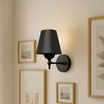 Aplica de perete, Opviq, 780SGN2715, Negru imagine