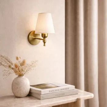 Aplica de perete, Opviq, 780SGN2719, Auriu / Ecru imagine