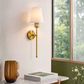 Aplica de perete, Opviq, 780SGN2720, Auriu / Ecru imagine