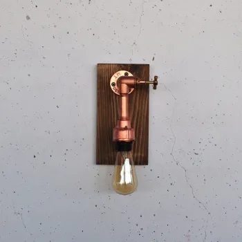 Aplica de perete, Opviq, 791EVL1615, Lemn imagine