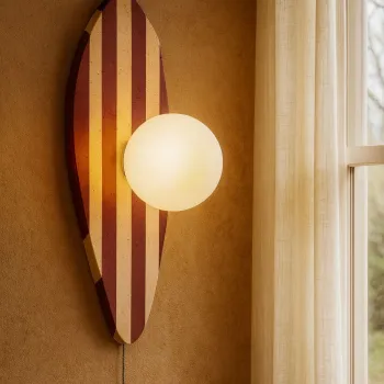 Aplica de perete, Opviq, 823OLY1142, Bej / Alb / Rosu imagine