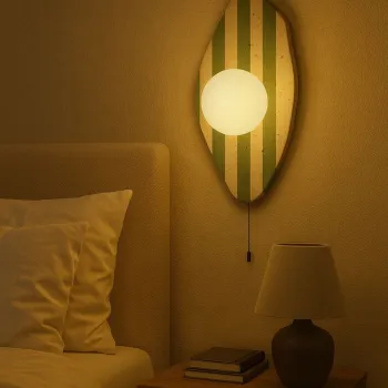 Aplica de perete, Opviq, 823OLY1145, Bej/Alb/Verde imagine