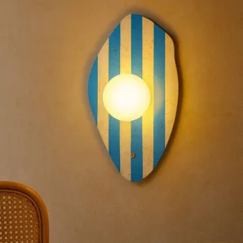 Aplica de perete, Opviq, 823OLY1147, Bej / Alb / Albastru imagine