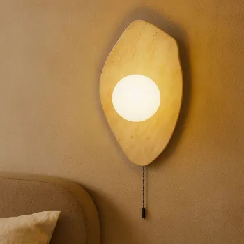 Aplica de perete, Opviq, 823OLY1149, Bej/Alb imagine