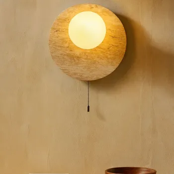 Aplica de perete, Opviq, 823OLY1151, Bej/Alb imagine