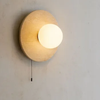 Aplica de perete, Opviq, 823OLY1153, Bej/Alb imagine