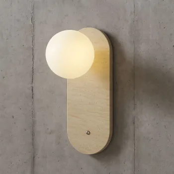 Aplica de perete, Opviq, 823OLY1155, Bej/Alb imagine