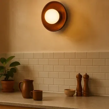 Aplica de perete, Opviq, 823OLY1162, Nuc/Alb imagine