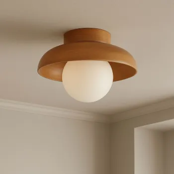 Aplica de perete, Opviq, 823OLY1163, Stejar / Alb imagine