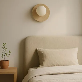 Aplica de perete, Opviq, 823OLY1166, Bej/Alb imagine