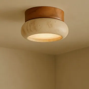 Aplica de perete, Opviq, 823OLY1170, Stejar / Bej imagine